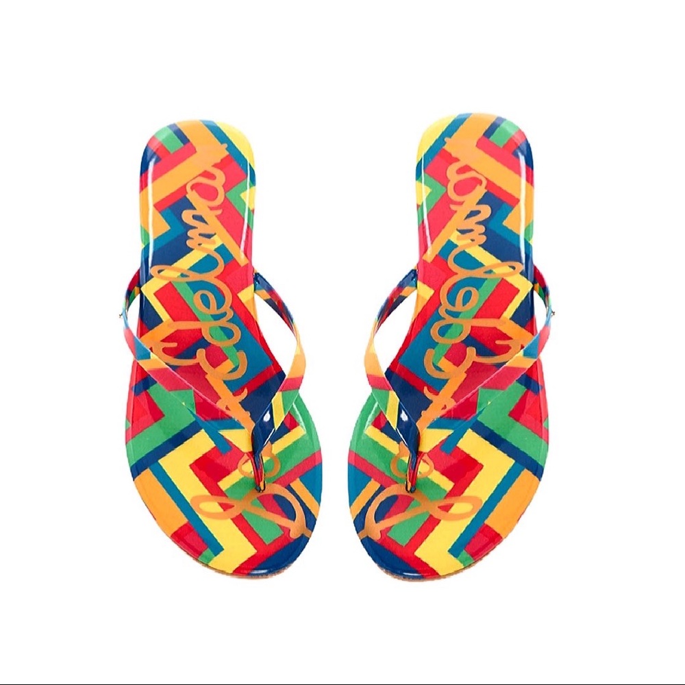 SAM EDELMAN | Oliver Rainbow Flip Flops